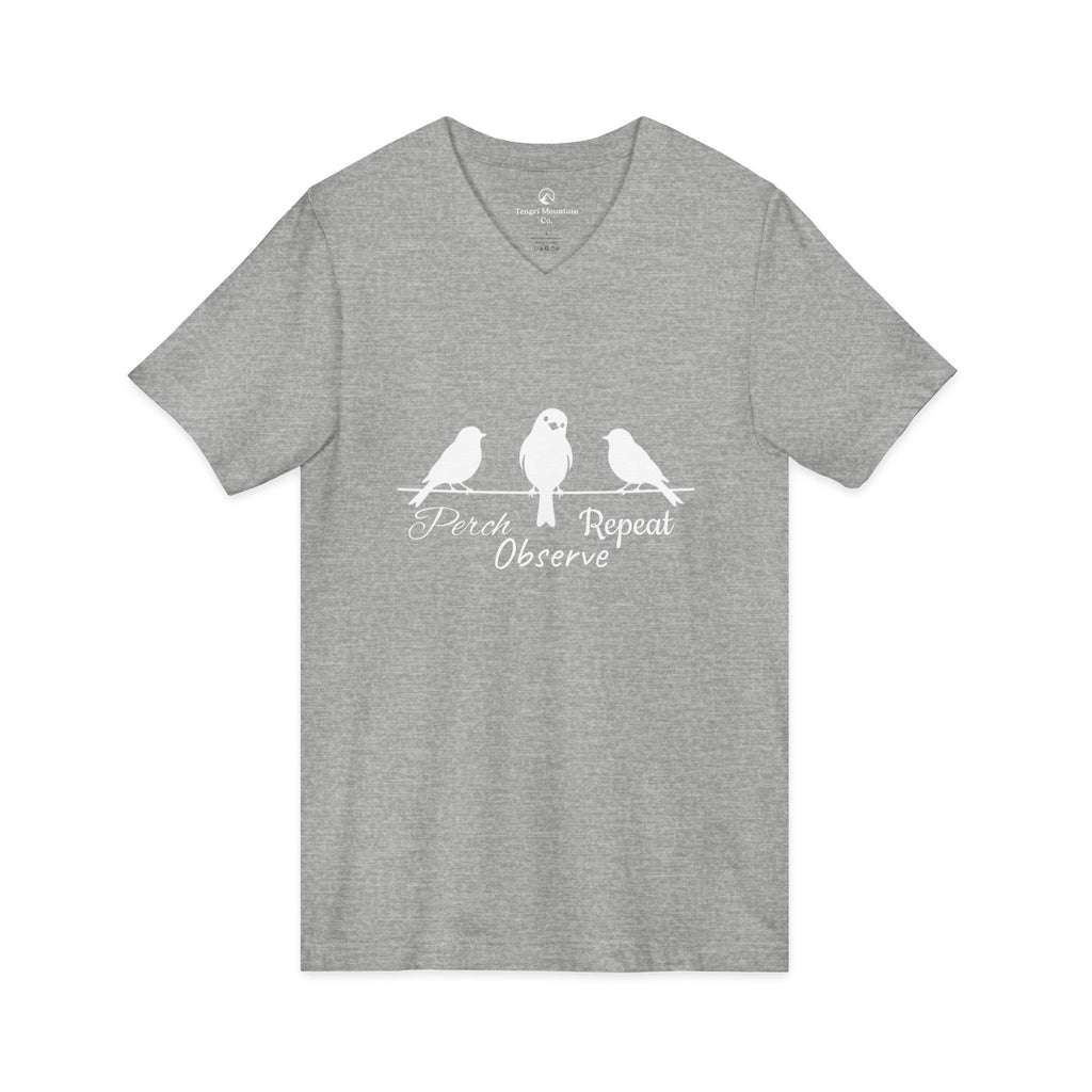 Unisex Jersey Short Sleeve V-Neck Tee
