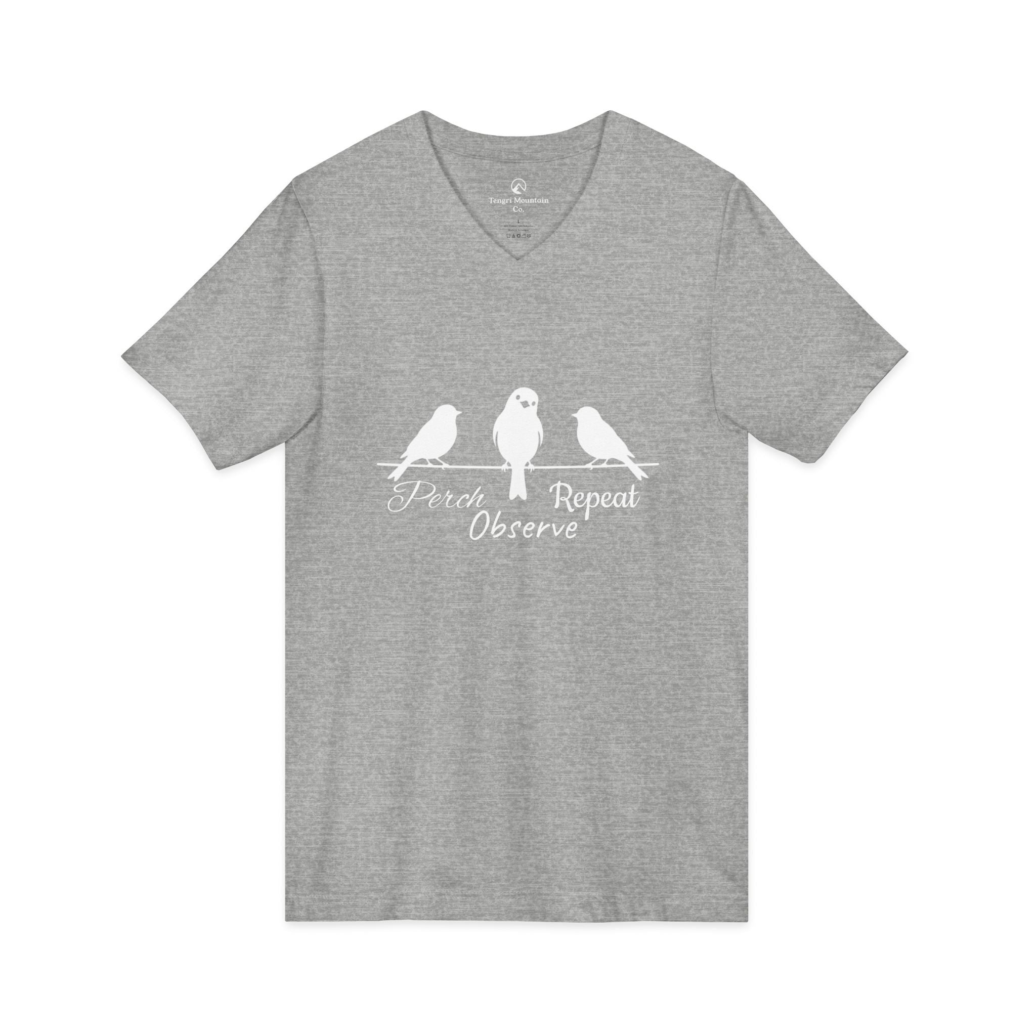 Unisex Jersey Short Sleeve V-Neck Tee