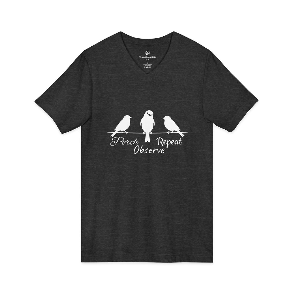 Unisex Jersey Short Sleeve V-Neck Tee