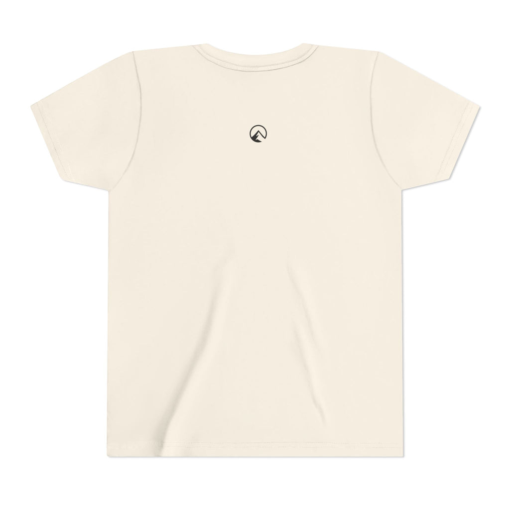 Youth Tee — Tengri Mountain Co. Yeti Hiking Graphic