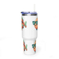 KDS 40oz Insulated Tumbler with Cool Sunglasses Fish Design