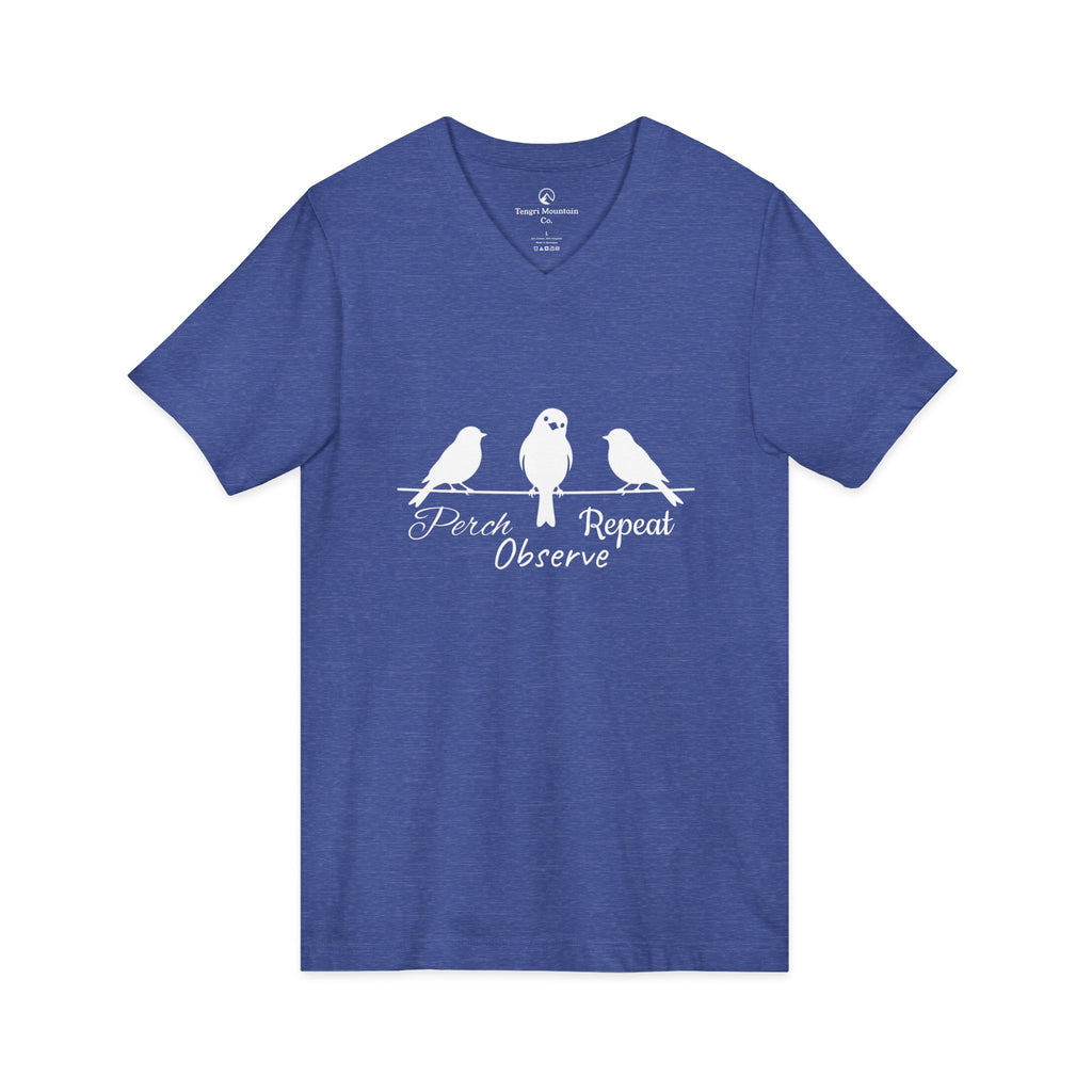 Unisex Jersey Short Sleeve V-Neck Tee