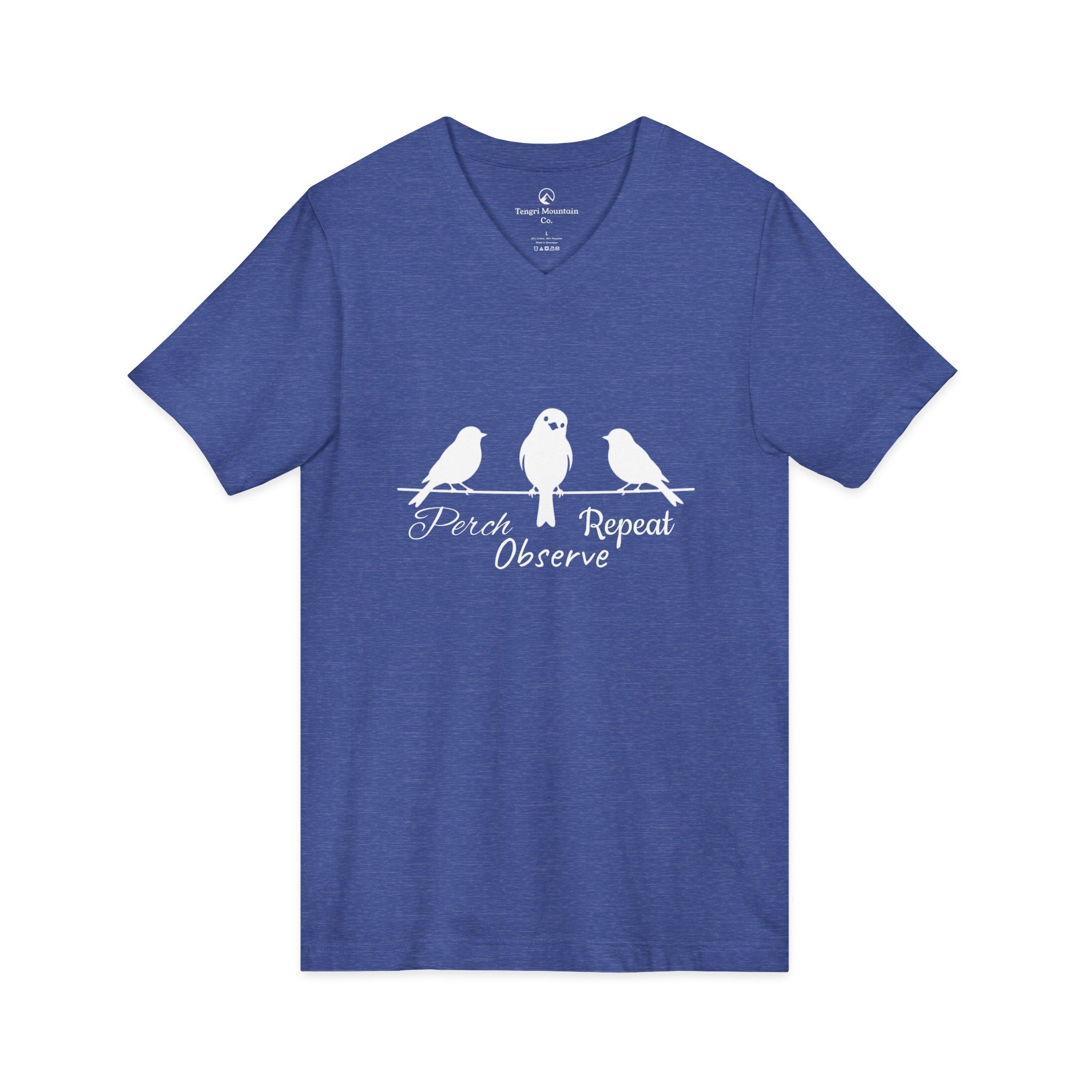 Unisex Jersey Short Sleeve V-Neck Tee