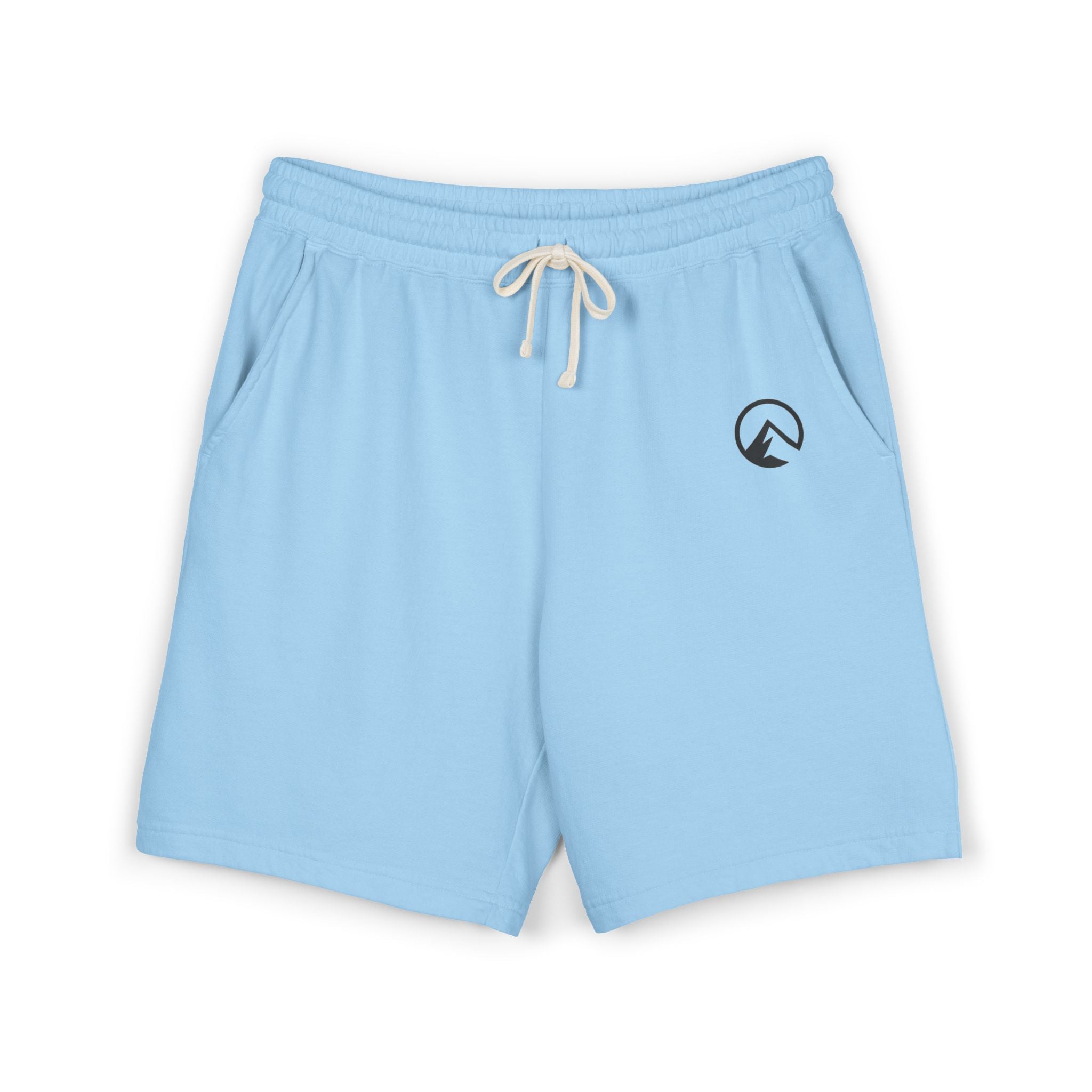 Lightweight Fleece Sweat Shorts — Minimal Logo Comfort Shorts