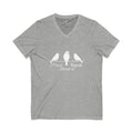 Unisex Jersey Short Sleeve V-Neck Tee