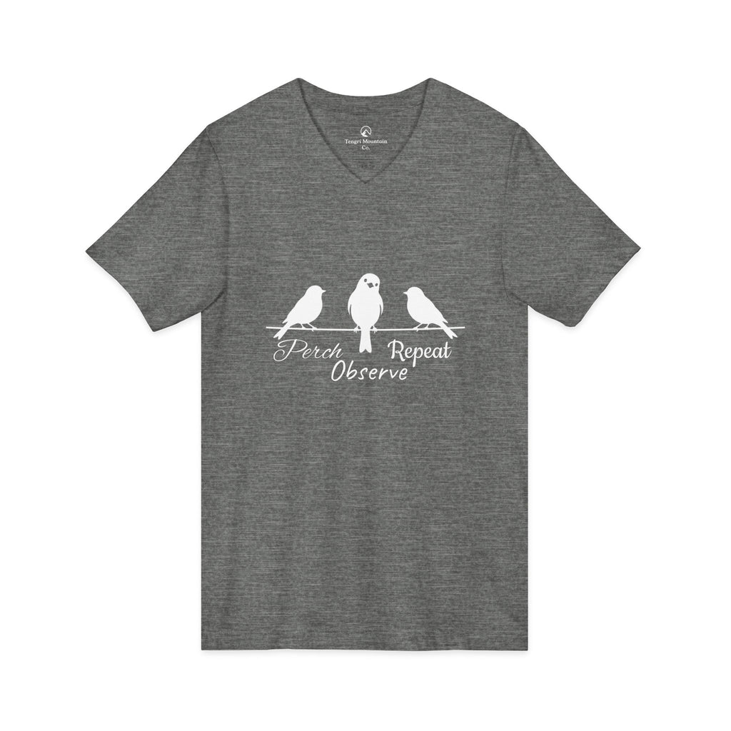 Unisex Jersey Short Sleeve V-Neck Tee