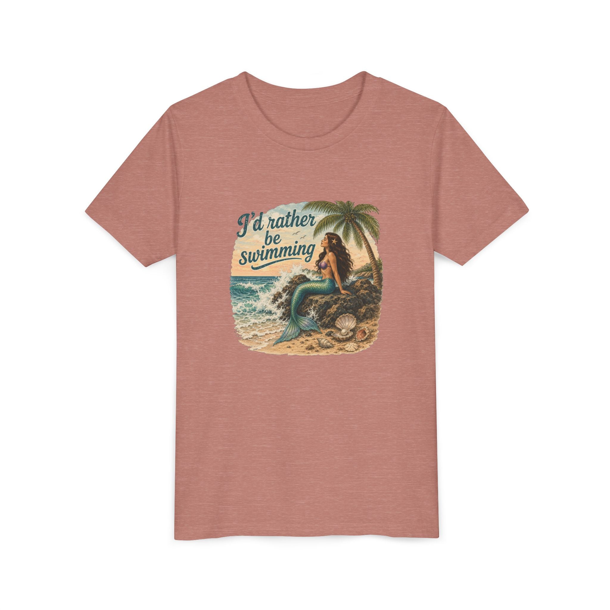 KDS Youth Tee — 'I'd Rather Be Swimming