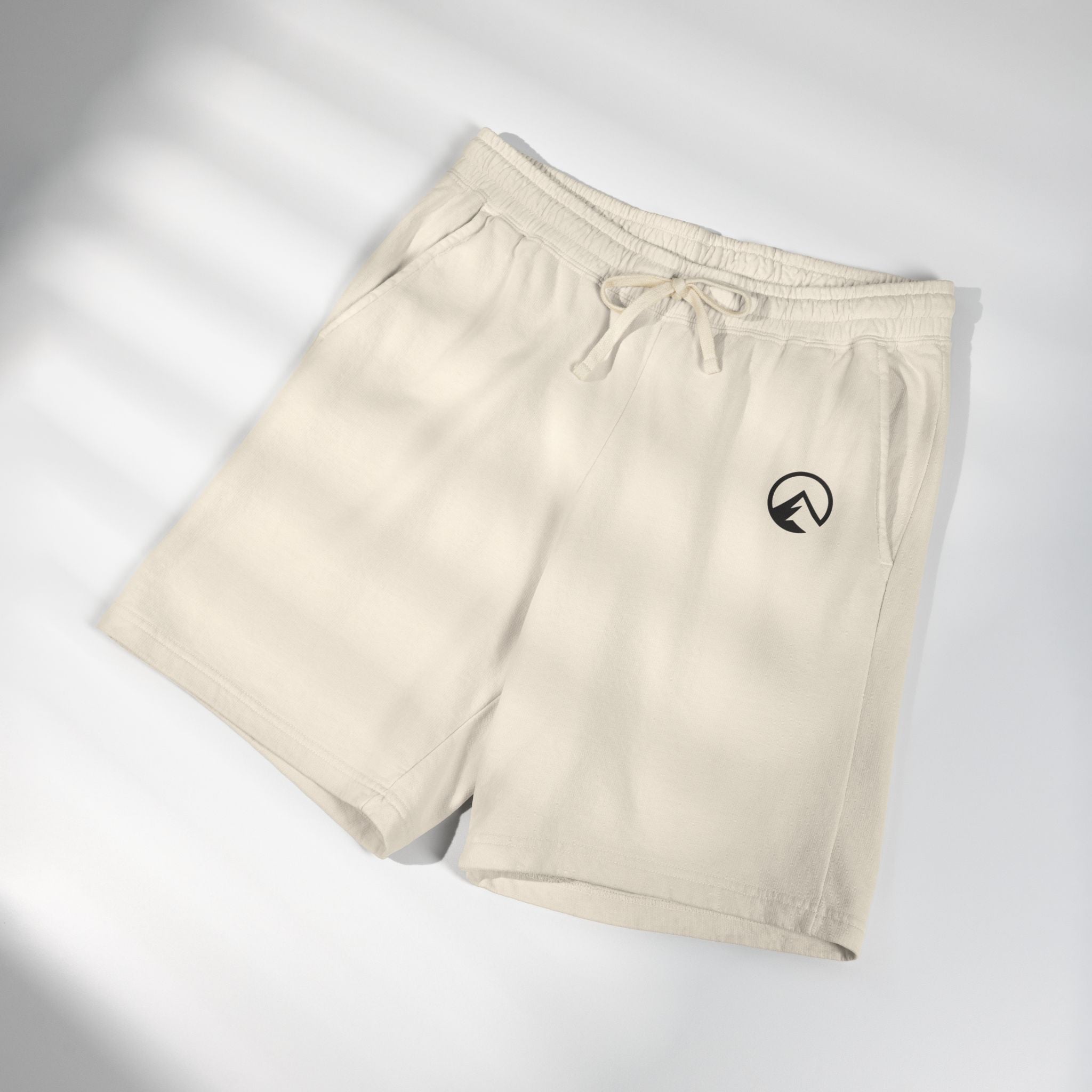 Lightweight Fleece Sweat Shorts — Minimal Logo Comfort Shorts