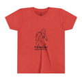 Youth Tee — Tengri Mountain Co. Yeti Hiking Graphic