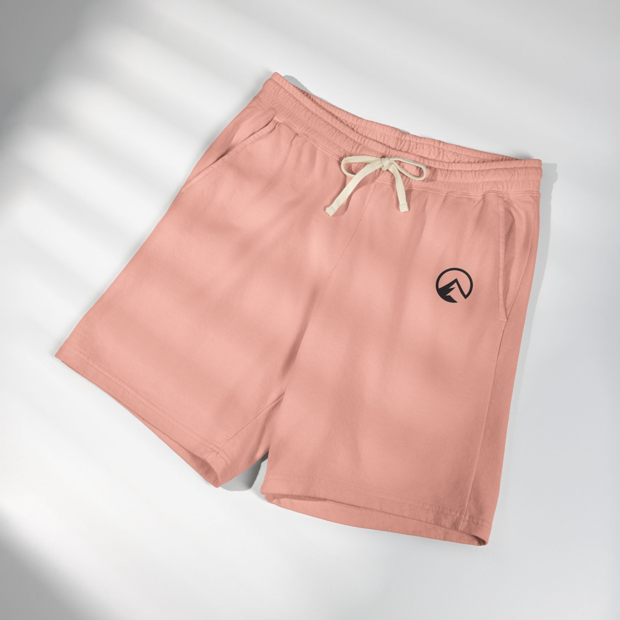 Lightweight Fleece Sweat Shorts — Minimal Logo Comfort Shorts