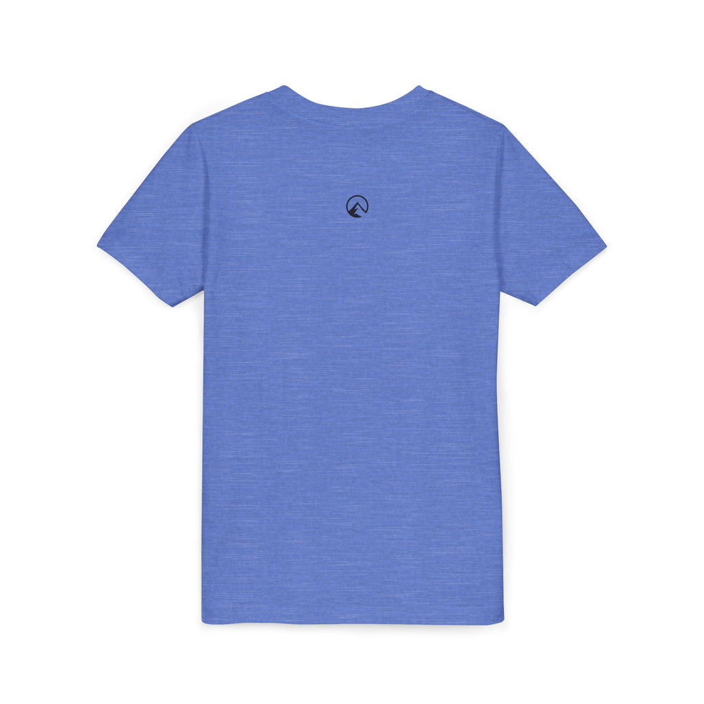 Youth Tee — Tengri Mountain Co. Yeti Hiking Graphic