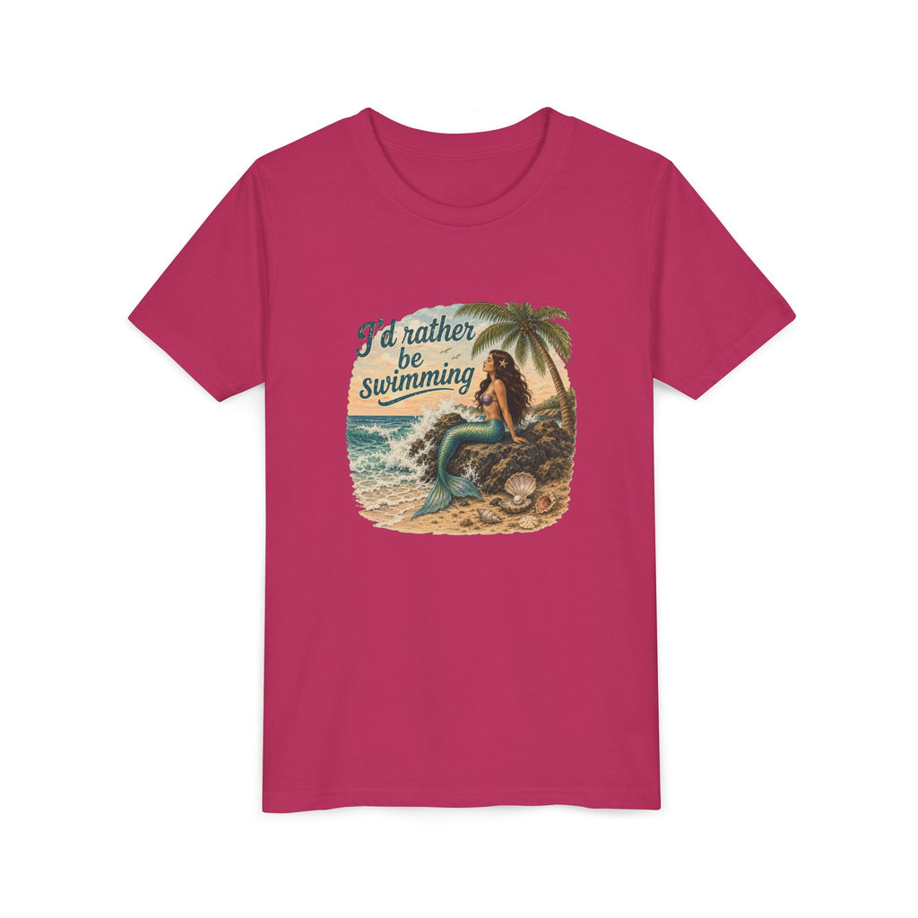 KDS Youth Tee — 'I'd Rather Be Swimming