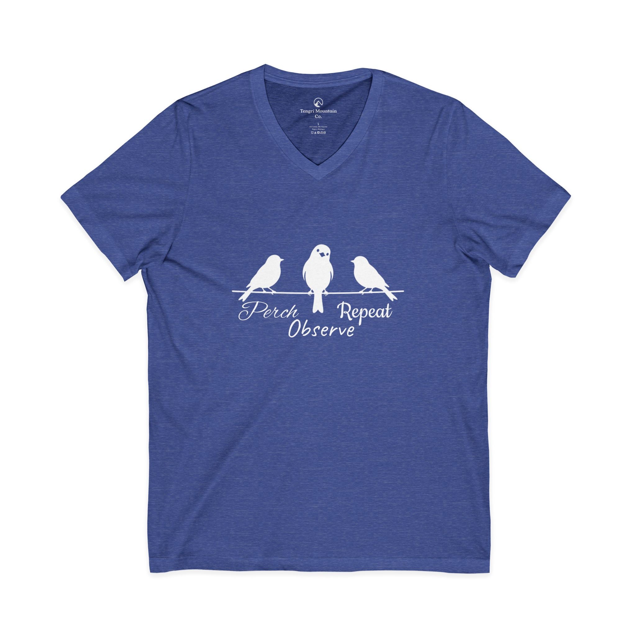Unisex Jersey Short Sleeve V-Neck Tee