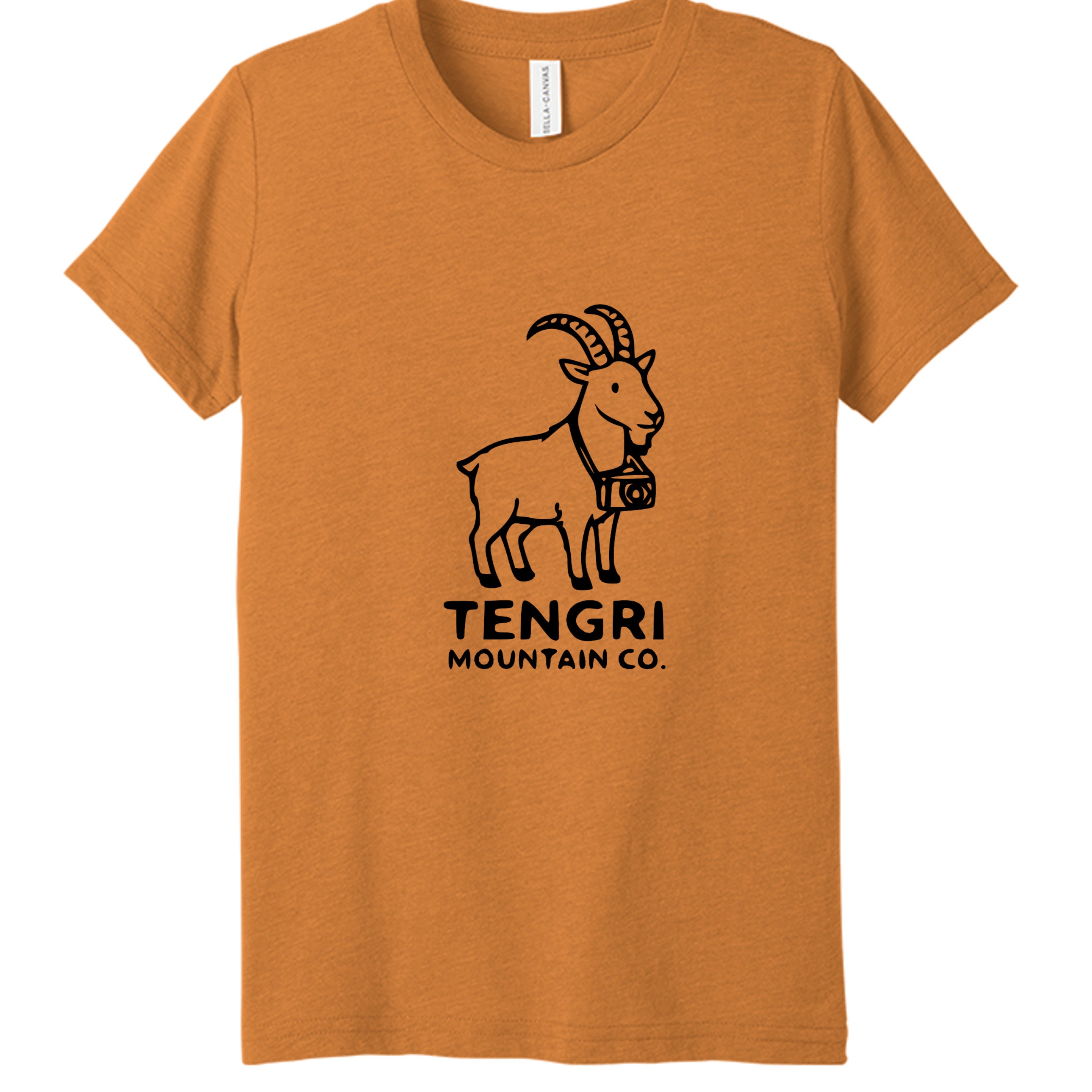 Orange Triblend - 3413Y - FRONT