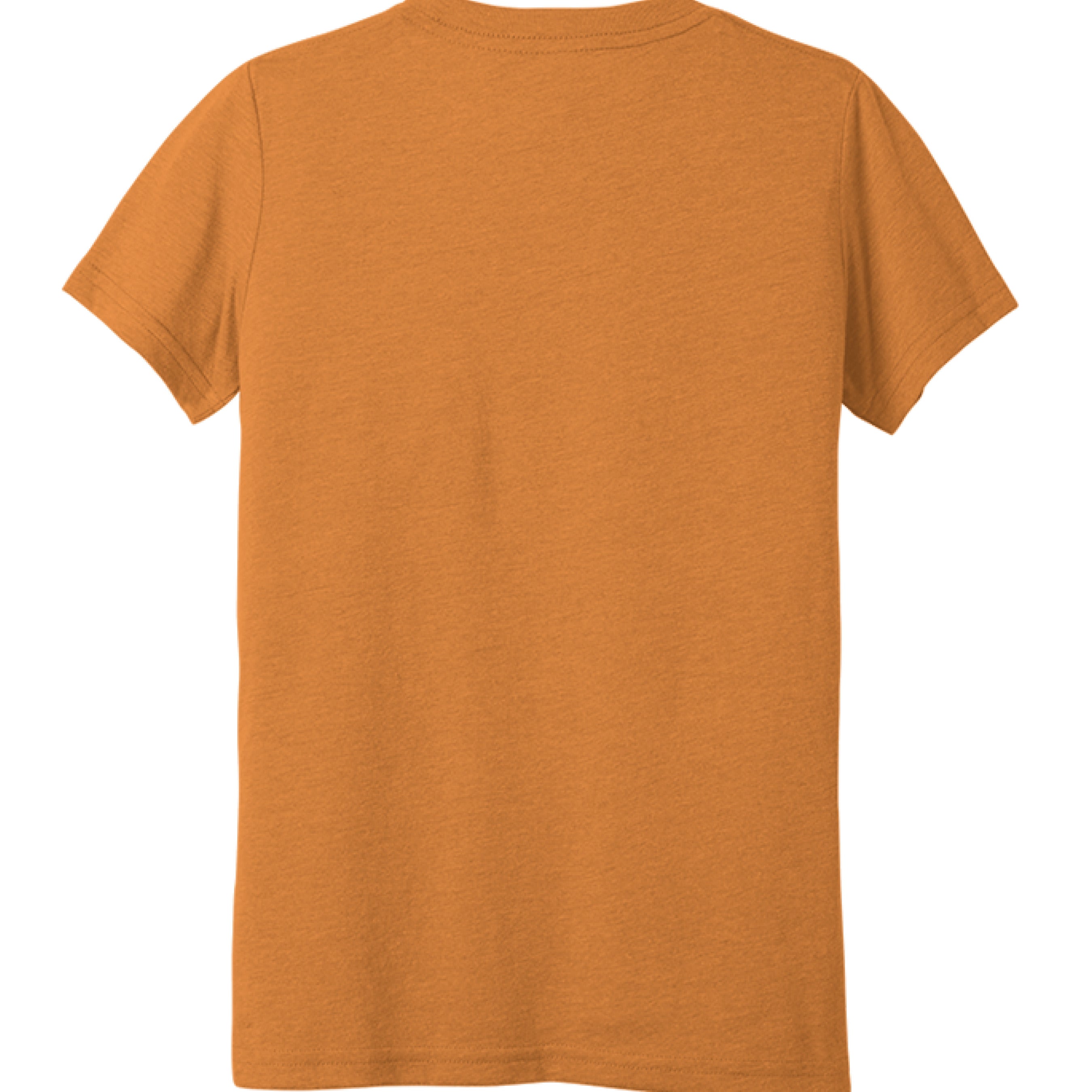 Orange Triblend - 3413Y - BACK