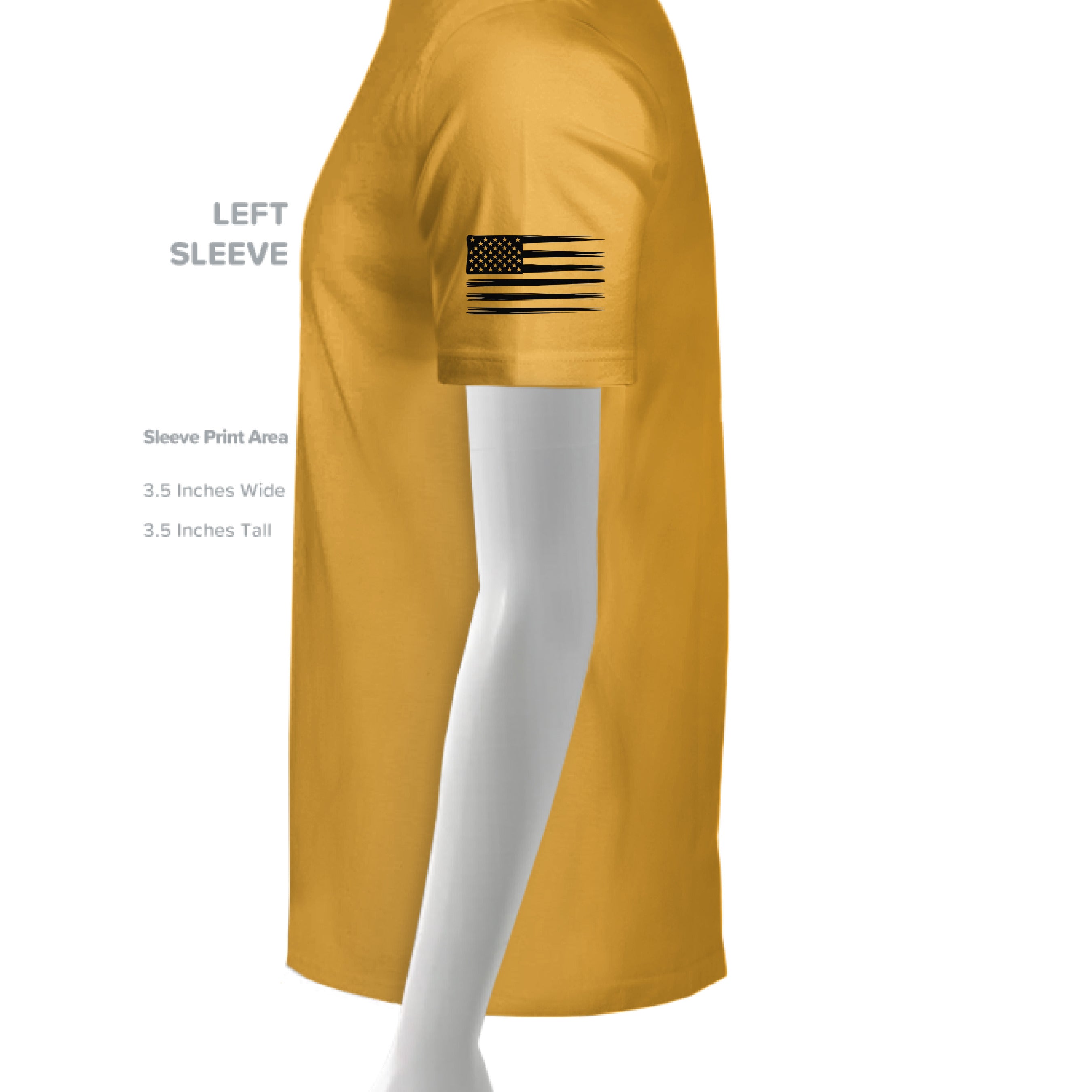 Ochre Yellow Heather - DM130 - SLEEVE_LEFT