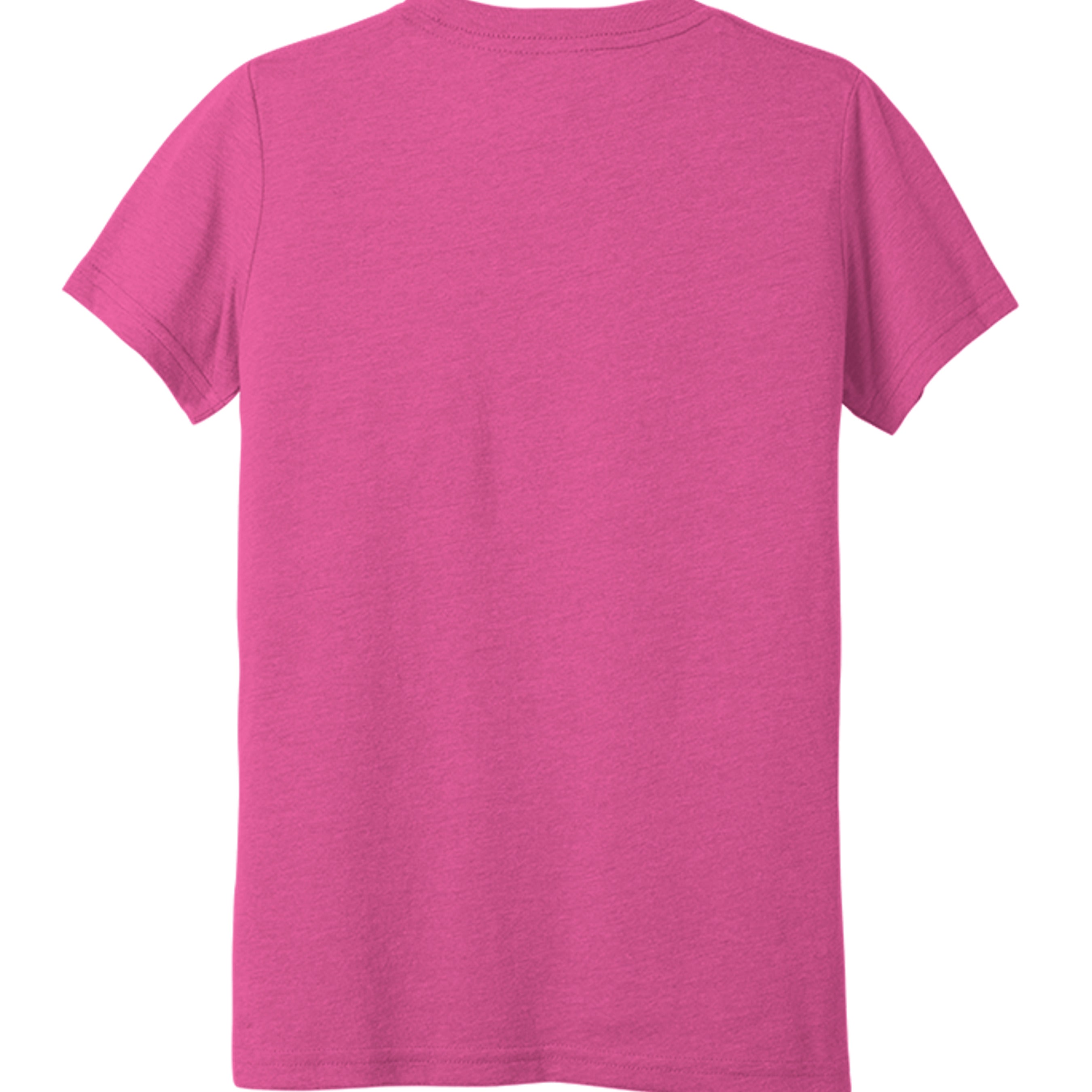 Charity Pink Triblend - 3413Y - BACK