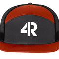 Charcoal/ Burnt Orange/ Black - 168 - FRONT