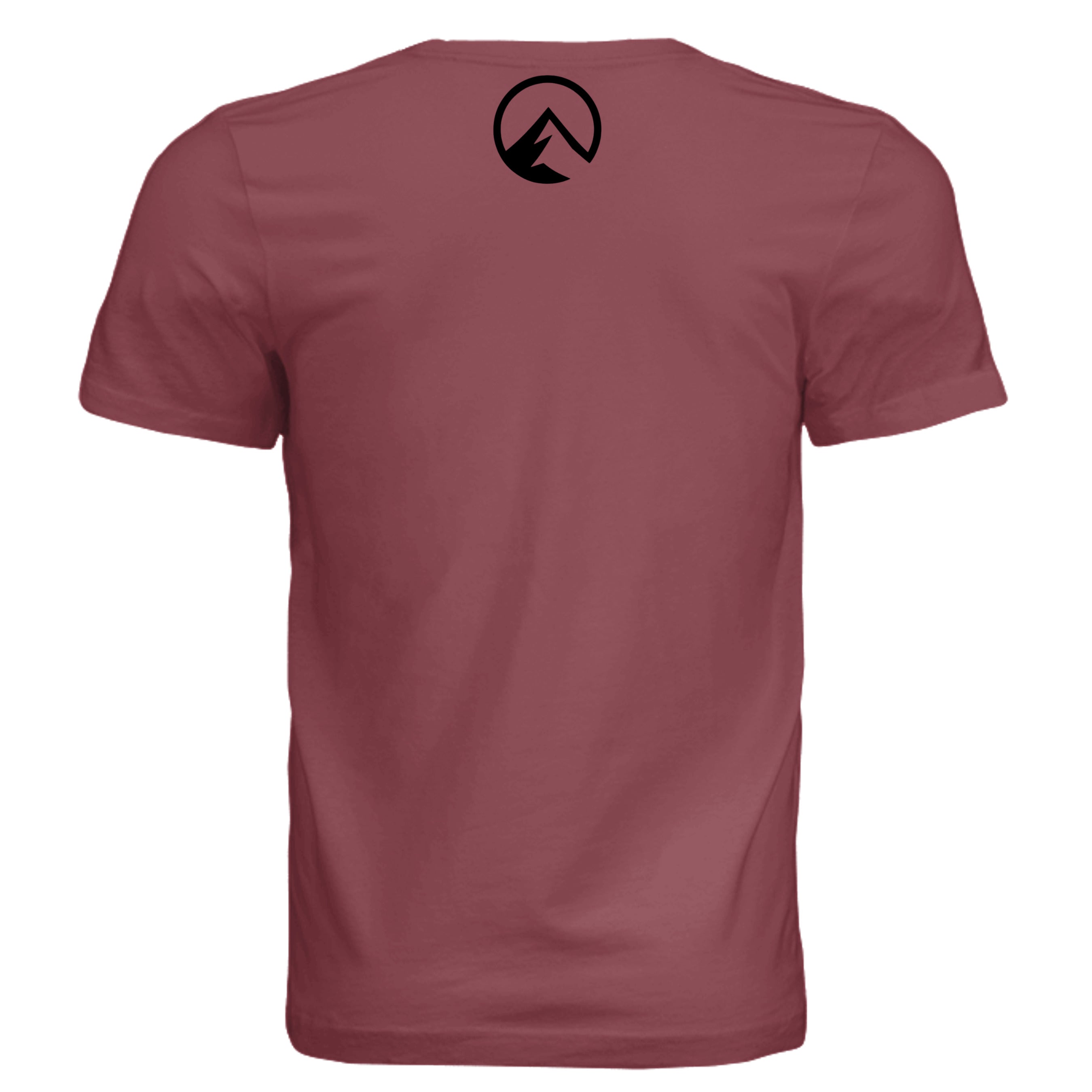 Solid Maroon Triblend - 3413C - BACK