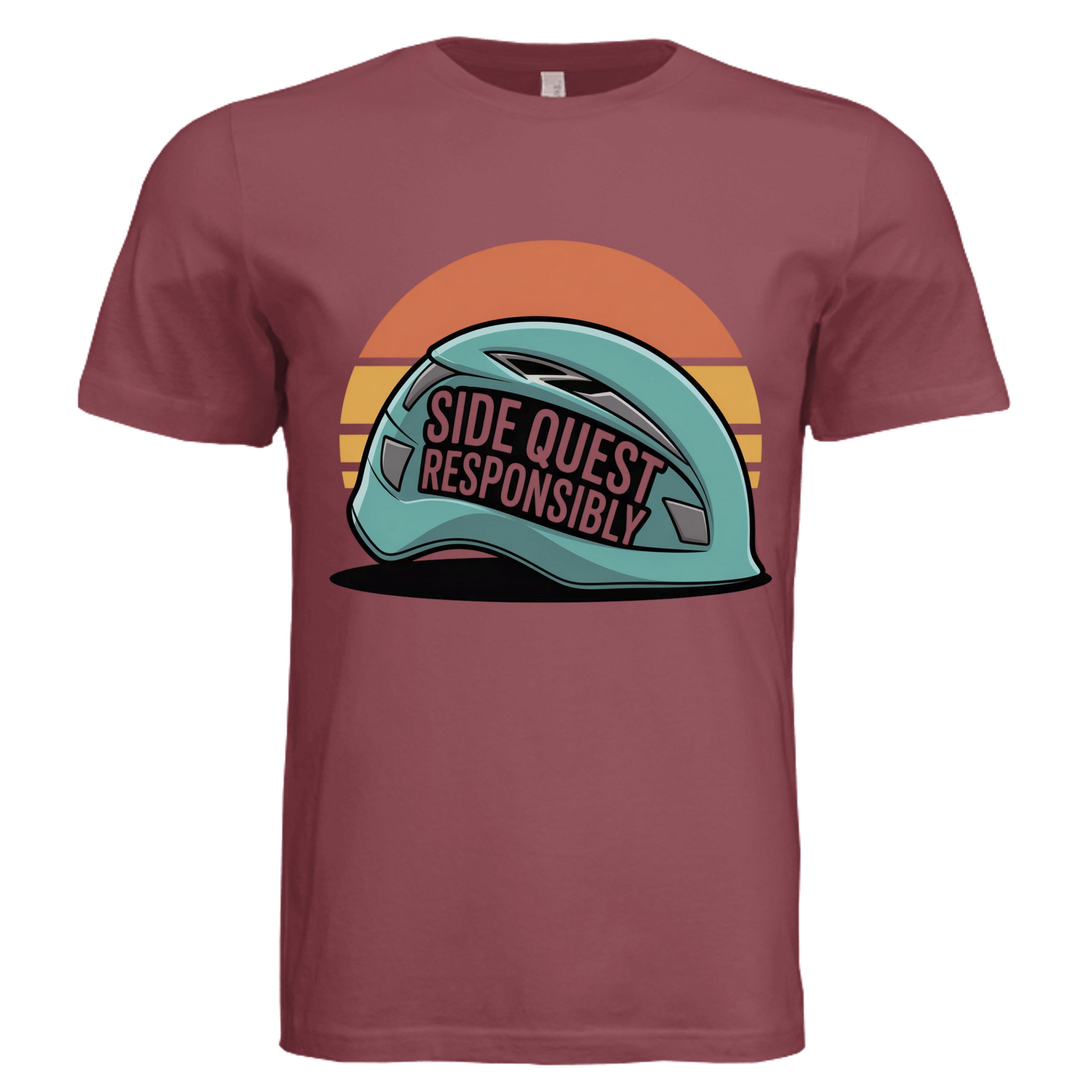 Solid Maroon Triblend - 3413C - FRONT