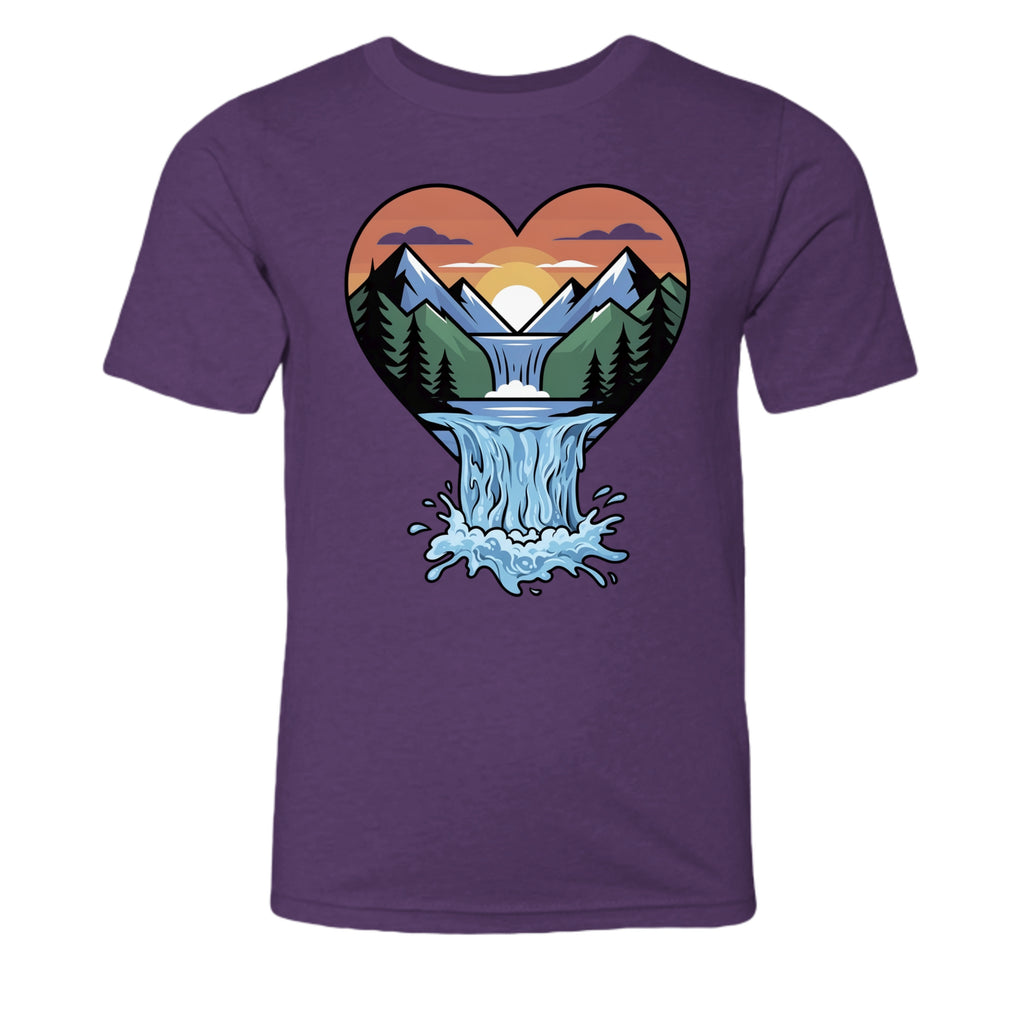Heather Team Purple - 3001YCVC - FRONT